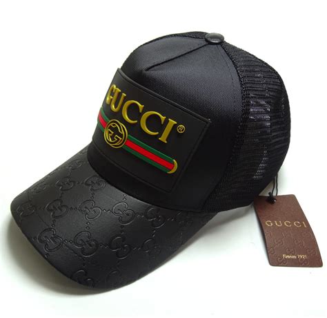 gorra gucci hombre negra